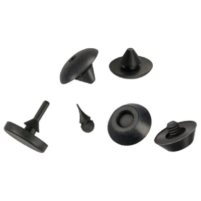 Grommets Fits 13/32" Hole With Hole 8 Rubber Push-In Bumpers – Bushings 