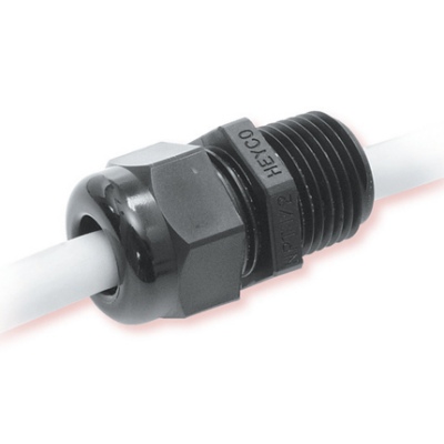 Heyco® Series-35 Liquid Tight Cordgrips (Straight-Thru NPT)